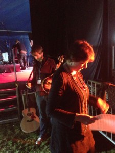 J & L backstage at Cornucopia 2015
